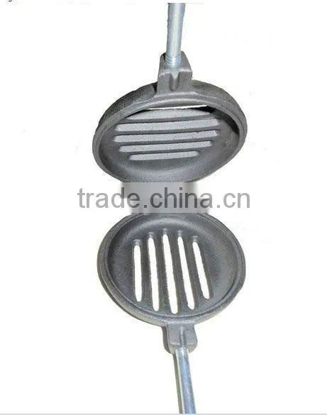 Cast iron camp cooker Pie iron set