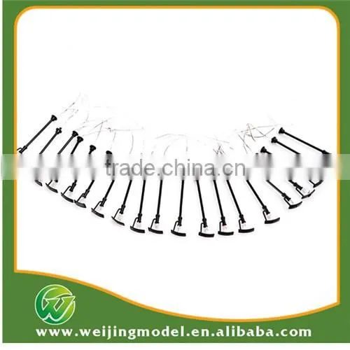 100pcs street model Plastic light in building model materials