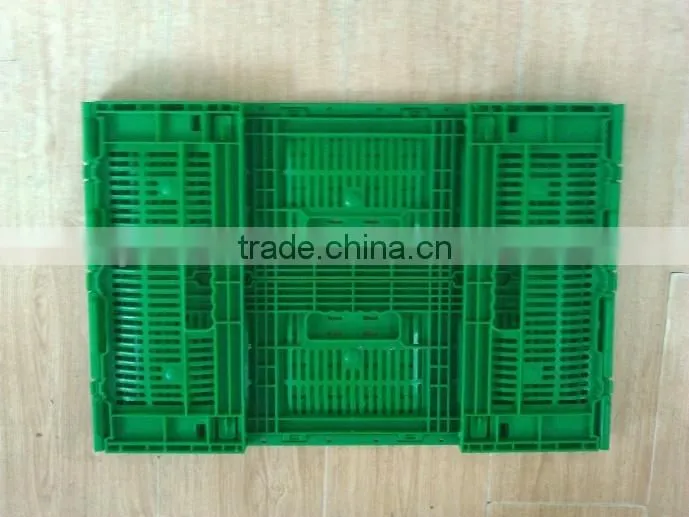 2016 PP Good quality hot sale plastic foldable crate for apples and orange and all kinds fruits