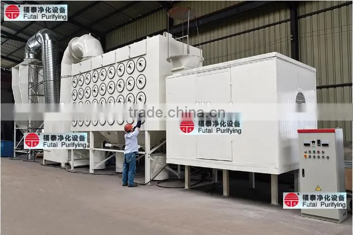 Downflow Dust Collector For Sand Blasting Room system