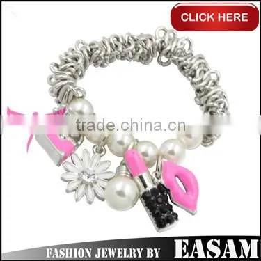 Easam 2015 DIY Stretch Beaded Charming Bracelet
