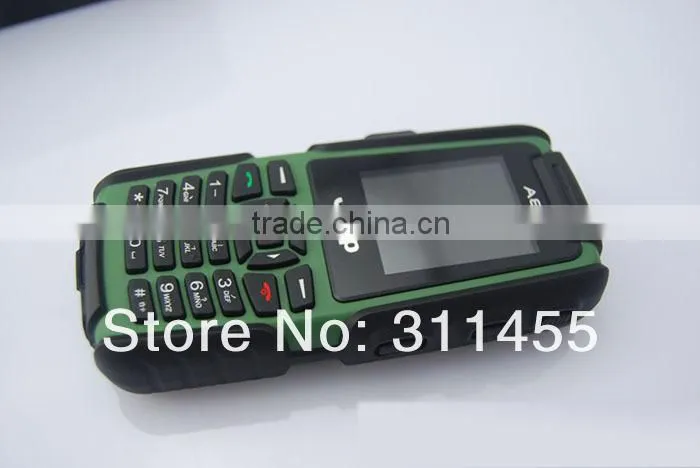 Freeshipping, Jeep A8i Outdoor Military Waterproof phone Shockproof cell phone 1.3mp camera Dual SIM,
