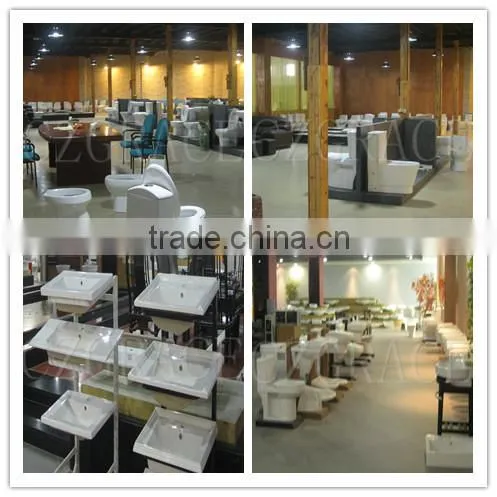 GC-6007 China sink with pedestal ChaoZhou wholesaler wash basin with stand