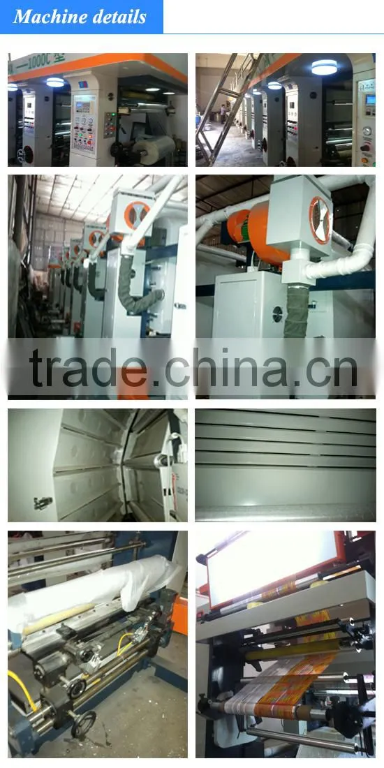 Automatic high speed rotogravure press, roto printing press