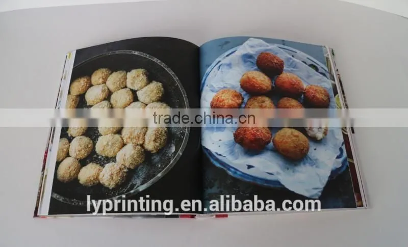 Printing High Quality Hard Cover Cookbook Books for Sale