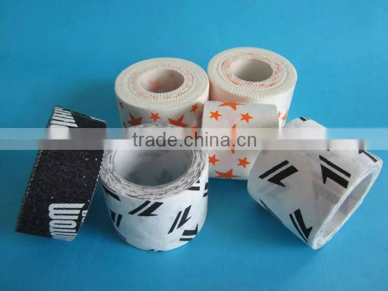 Adhesive print cloth sports tape printed with CE FDA approved