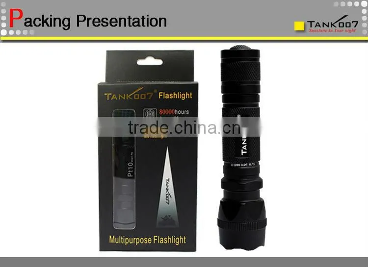 CREE tatical flashlight for hunting TANK007 PT10