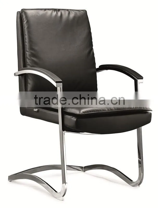 Luxury Leather Office visitor Chair For Meeting Room