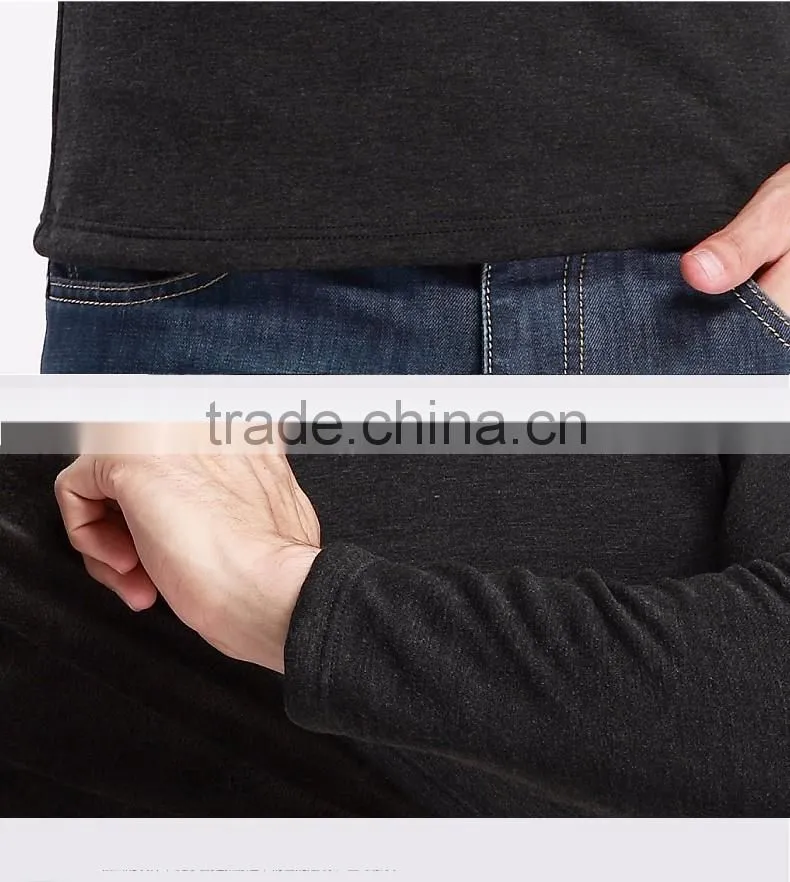 Sexy heated Thermal Underwear Sets Thick Plus Velet Long Johns For Men,thermal long johns