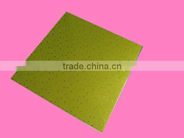 colourful pvc fencing panel or indor building decorative(595*595*7mm) best sell in yemen