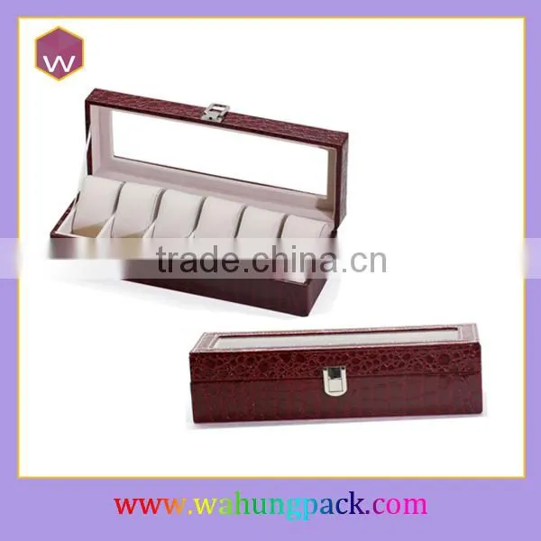 Unfinished Wood Watch Box Small & Travel Automatic Watch Box Case Design