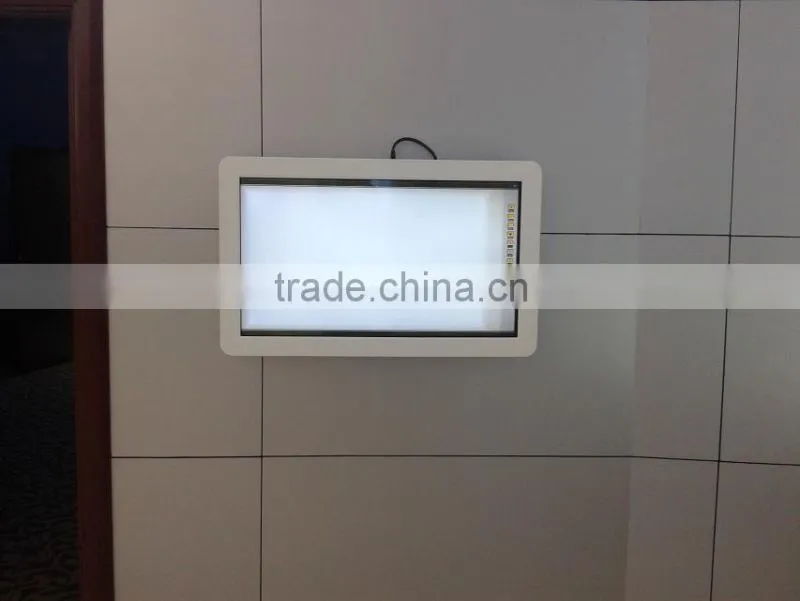 China factory wall mounted touch screen kiosk for library/ bus