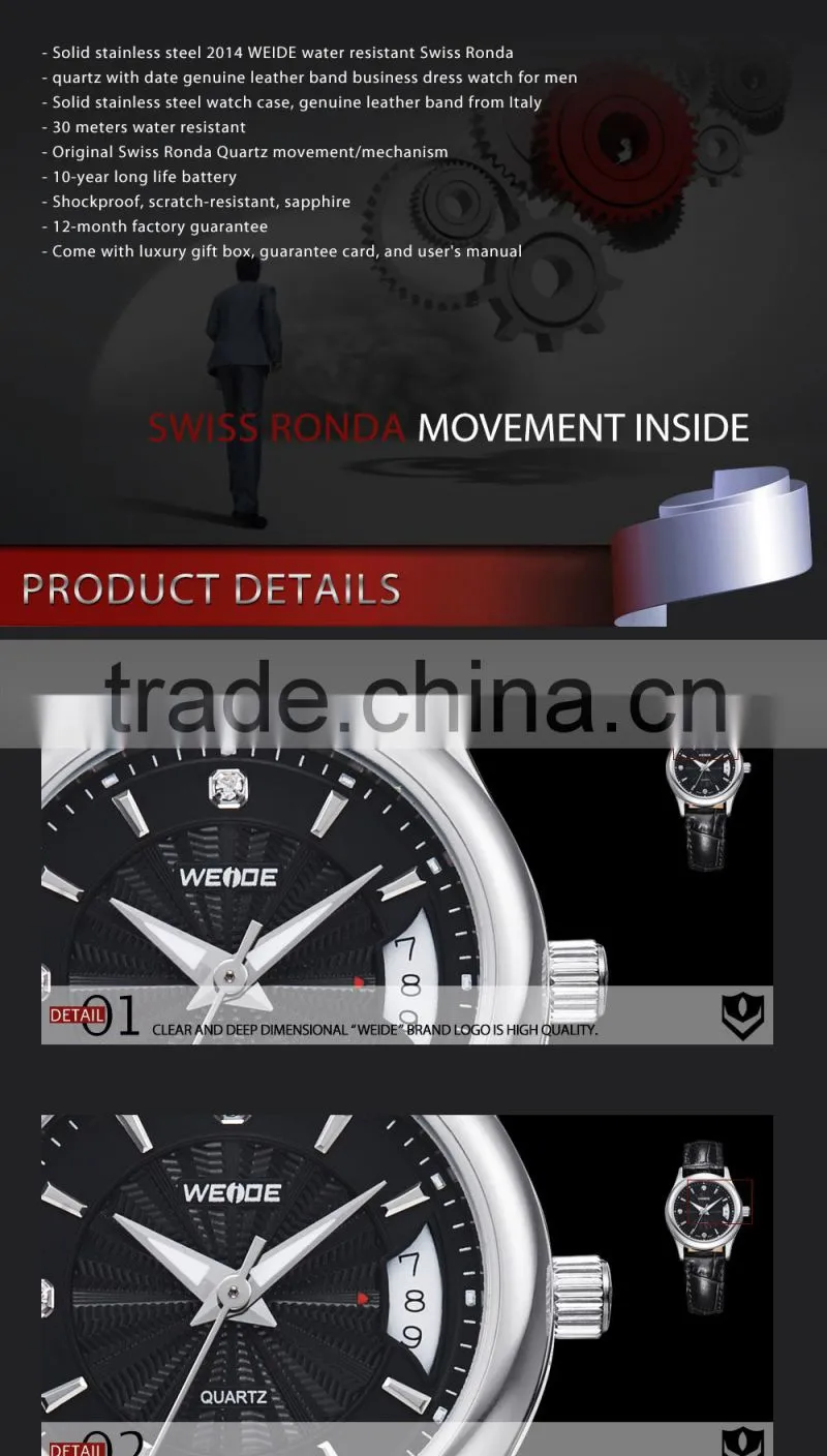 WEIDE dive watch Genuine Leather Strap Watches Women Dress expensive Watches champion watches manufacturers WG93006