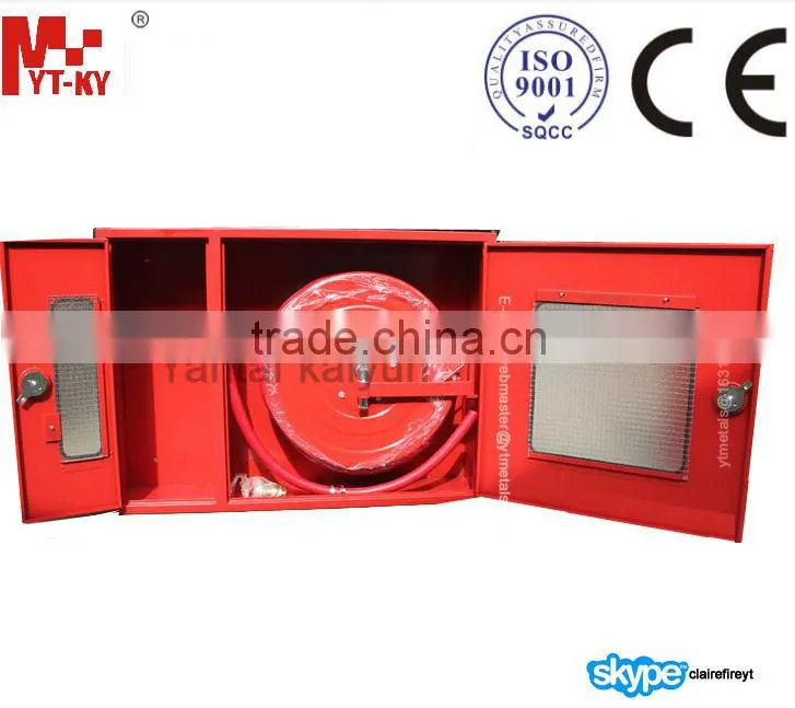 Steel Fire Hose and Fire extinguisher Cabinet with two doors