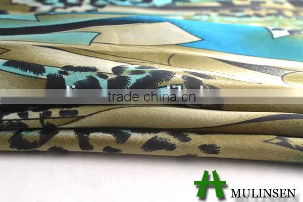 Mulinsen 2015 printed flower twist 100 polyest fabric manufacturer