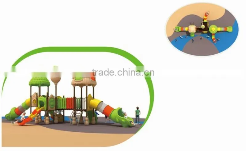 Children Plastic Outdoor Playground Equipment for Sale