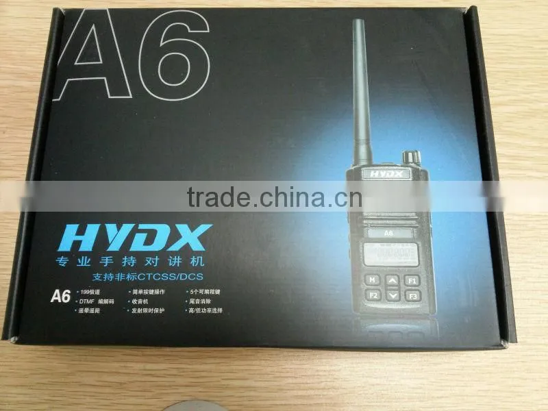 HYDX A6 uhf/vhf amateur two way radio programming keys Analog ham radio