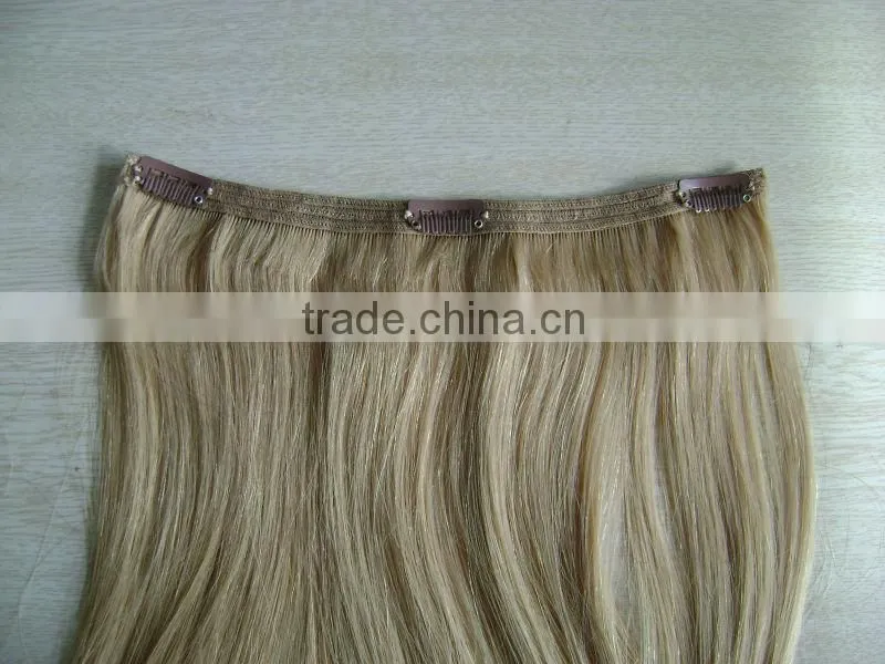 Curly Blonde Clip In Hair Extensions