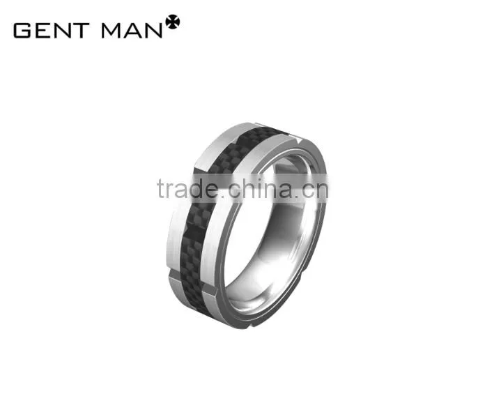 Mens Wedding Band New US Size Carbon Fiber 8mmTungsten carbide ring sample wedding ring designs