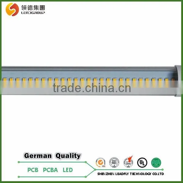 Low price 1m aluminum pcb board 144 leds/m linear rigid 2835 led bar light strip 2835 smd 12v 24v adhesive