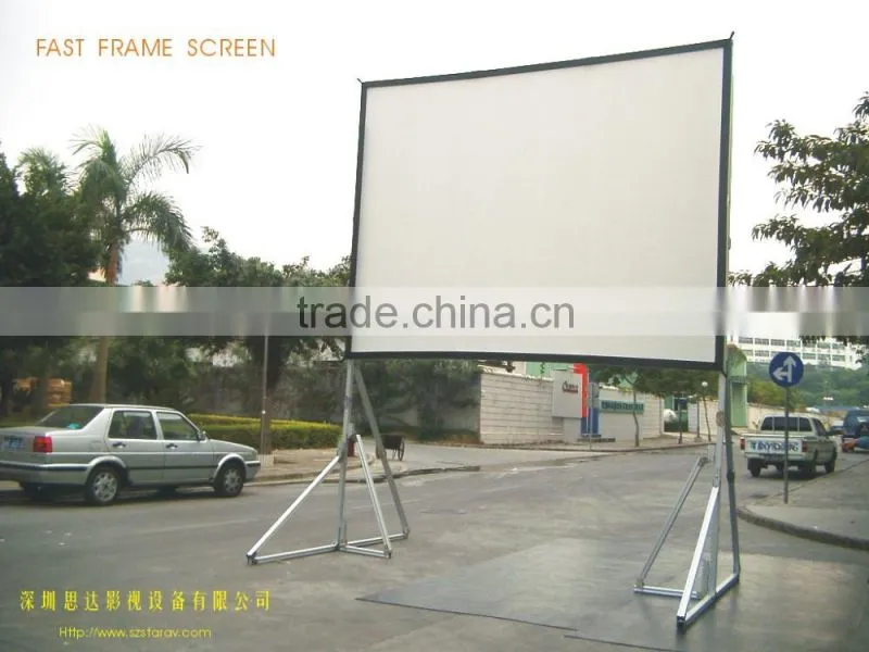 4:3 Format and Fast fold projection screen Style Fast Fold Projection Facric folding Screen