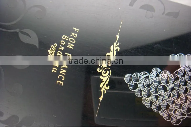 custom offest printing clear plastic single wine bottle gift box wholesale