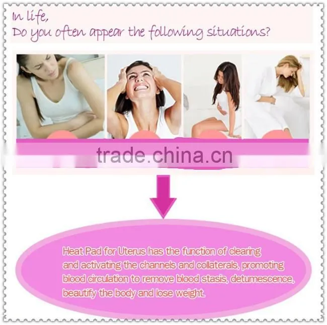 menstrual cramps pain relief patch, auto-heating patch, lower abdomen warmer patch