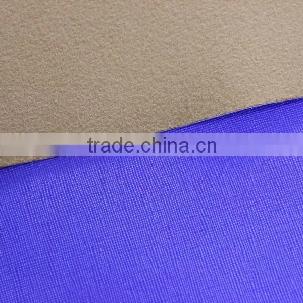 Waxy PU leather material for bag and sofa usage with soft hand feeling
