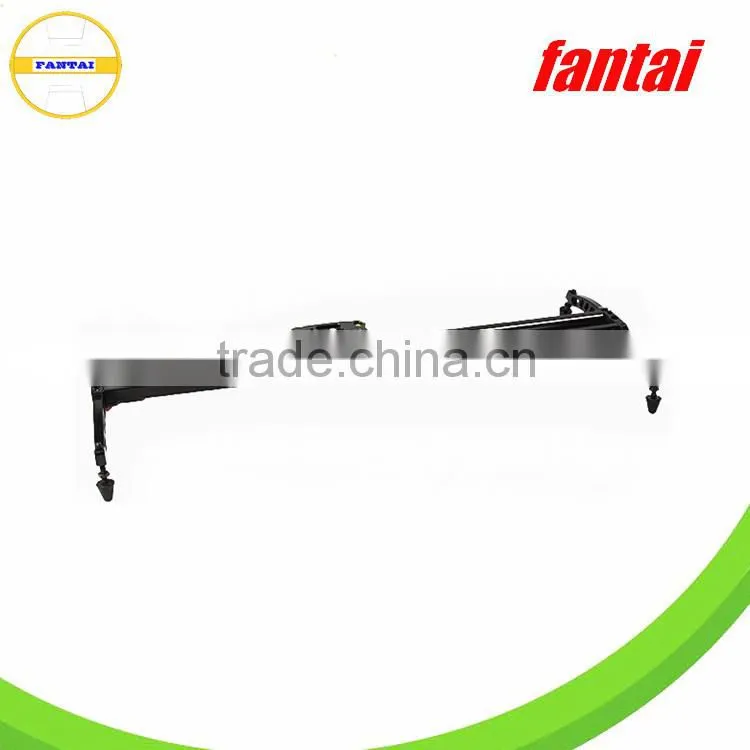 black metal video motorized camera slider with four feet
