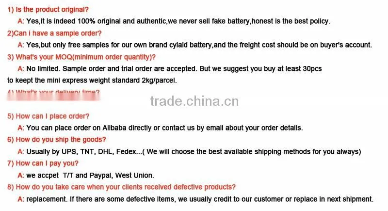 Hottest free sample fast shipping for samsung icr 18650 26f us18650vt 18650 batterie batterie per bici elettriche prezzi