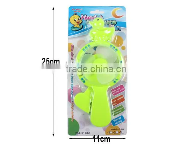 funny turntable games handle plastic mini wind up fans toy