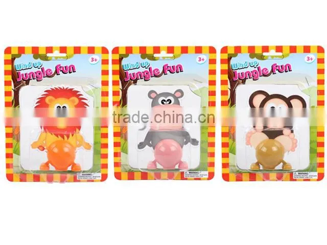 Novelty animals type card kids wind up toy motor