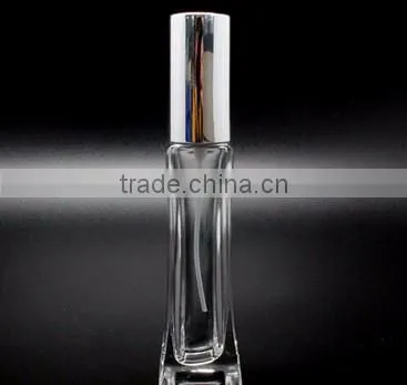 30 ml square bayonet nick size 18mm transparent nozzle type perfume bottles