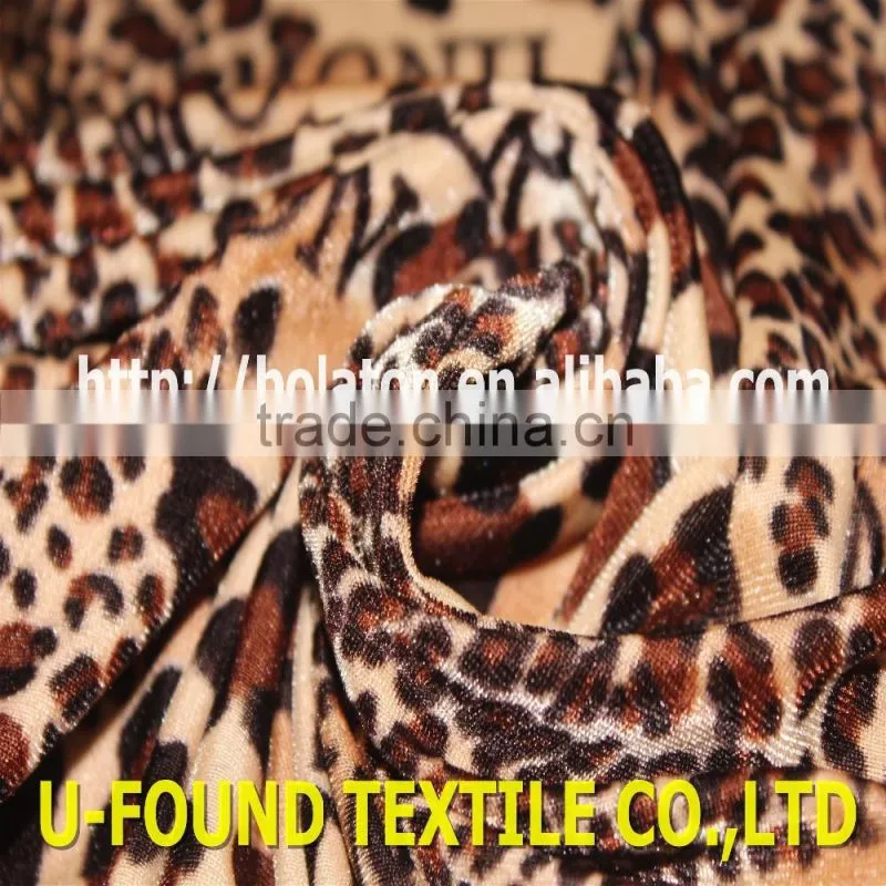 China Velvet Factory KS Polyester Spandex Velvet Fabric For Garment