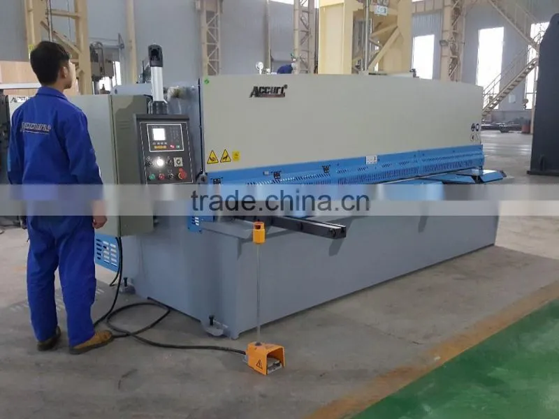 Accurl brand small shearing machine, hydraulic cutter machine
