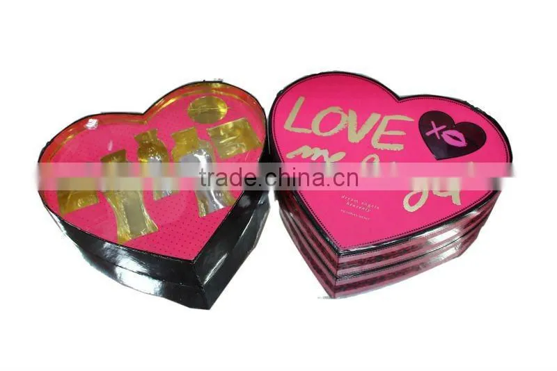 Heart shaped skin care box