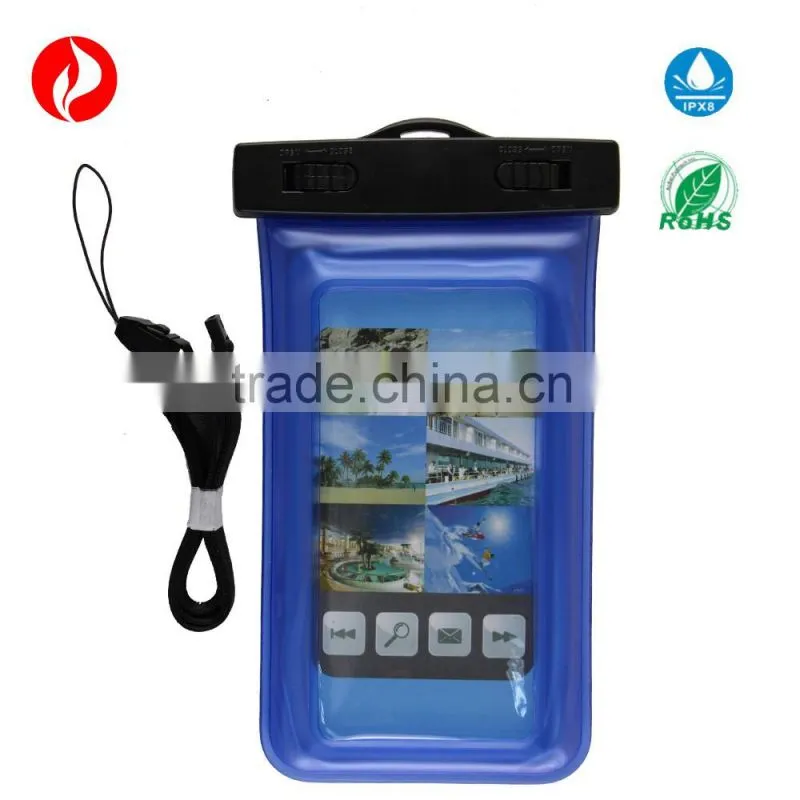 Universal PVC Material Waterproof Case Bag for Outdoor Activities 10*20 cm