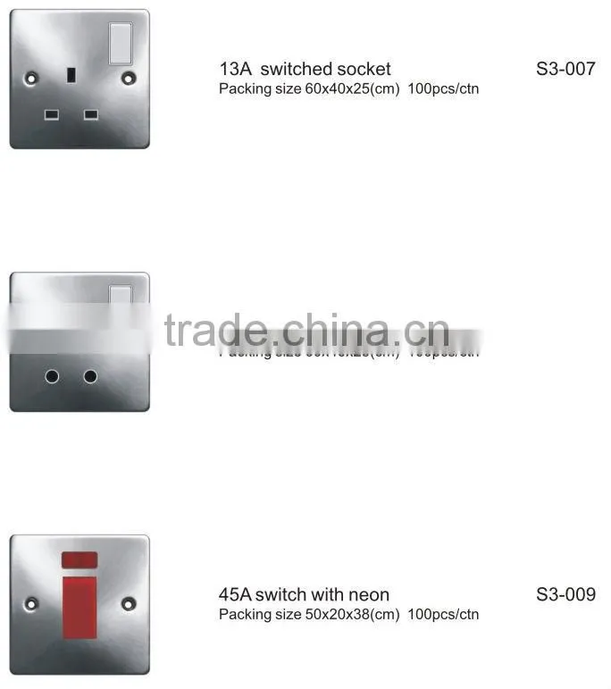 2 gang 16a 2 pin socket, 4pin socket