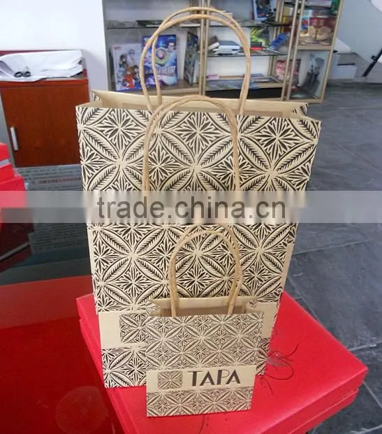paper apparel bag for clothes