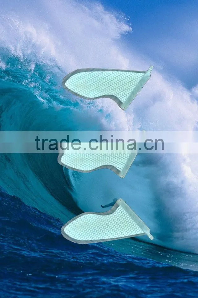 2015 new style honeycomb fiberglass surfboard fin/fin tube