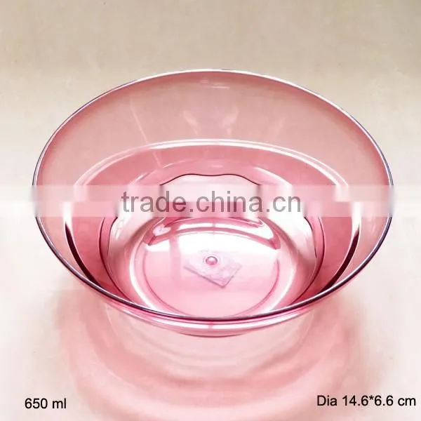 3.4 L Wholesale Transparent Plastic Salad Bowl