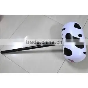 Baby plastic inflatable pig toy hammer