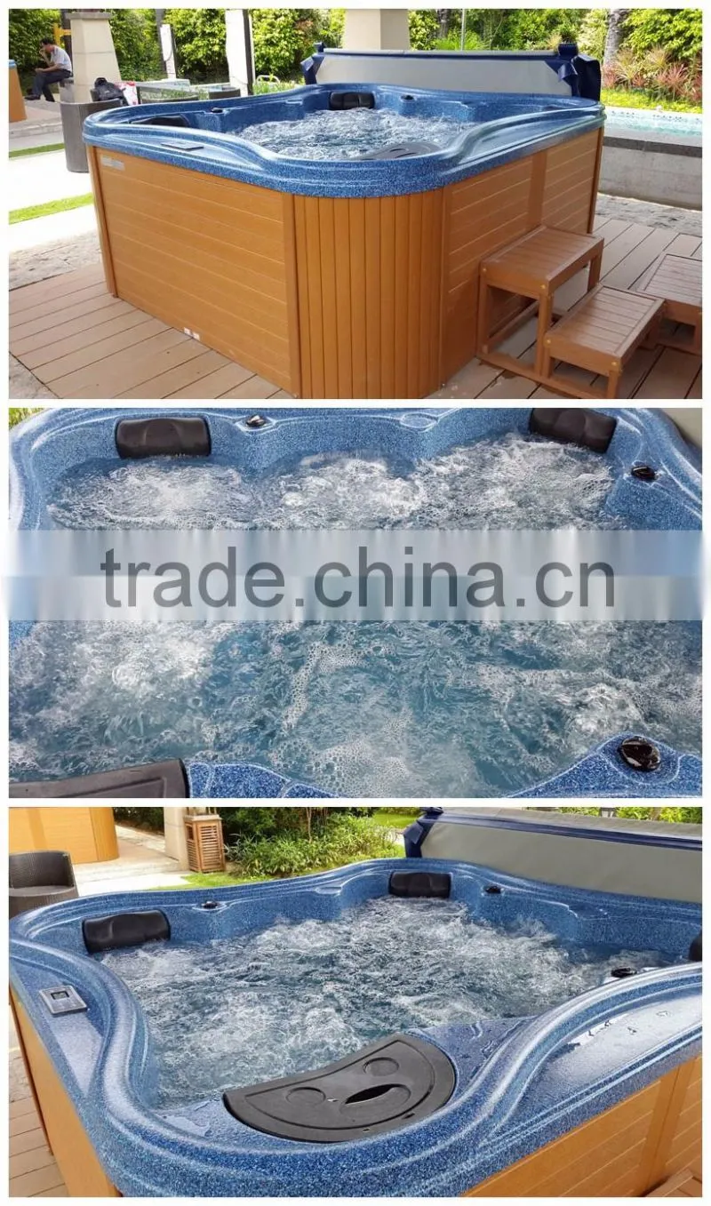 Swimming pool outdoor swim spa dual zone swim spa massage spa