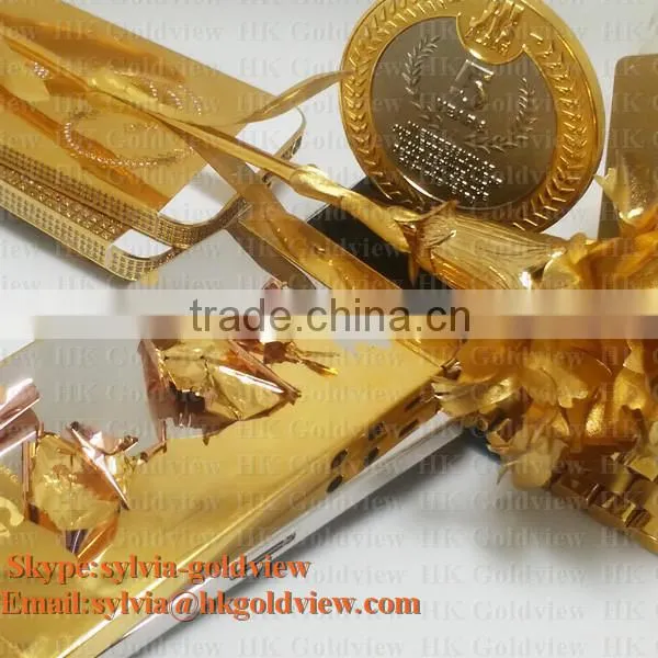 Lower Price High quality gold color housing kit for iphone 5