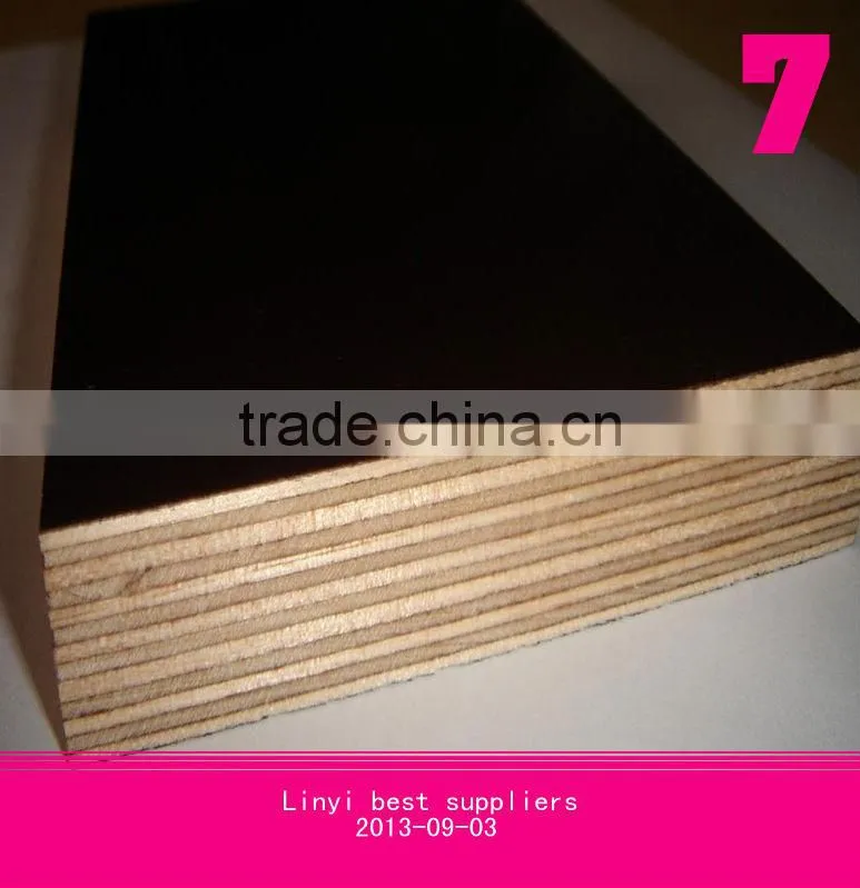 High quality 18mm Black/Brown film faced plywood for construction from Linyi China