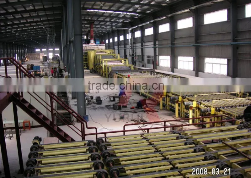 China top manufacturer gypsum board machine( hot air,hot oil)/automatic new technology gypsum board making machine