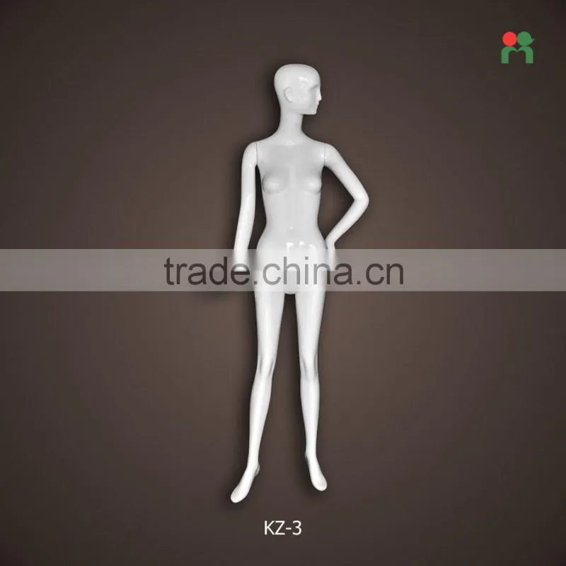Fiberglass female mannequin with many color woman mannequin dummy