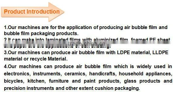 High Efficiency Safe packing VCI air bubble film for Industrial Metal Products Protection