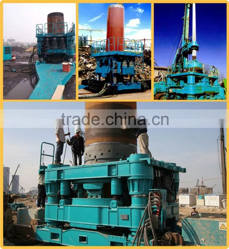 thrust stroke casing shoes construction equipment casing rotator for foundation