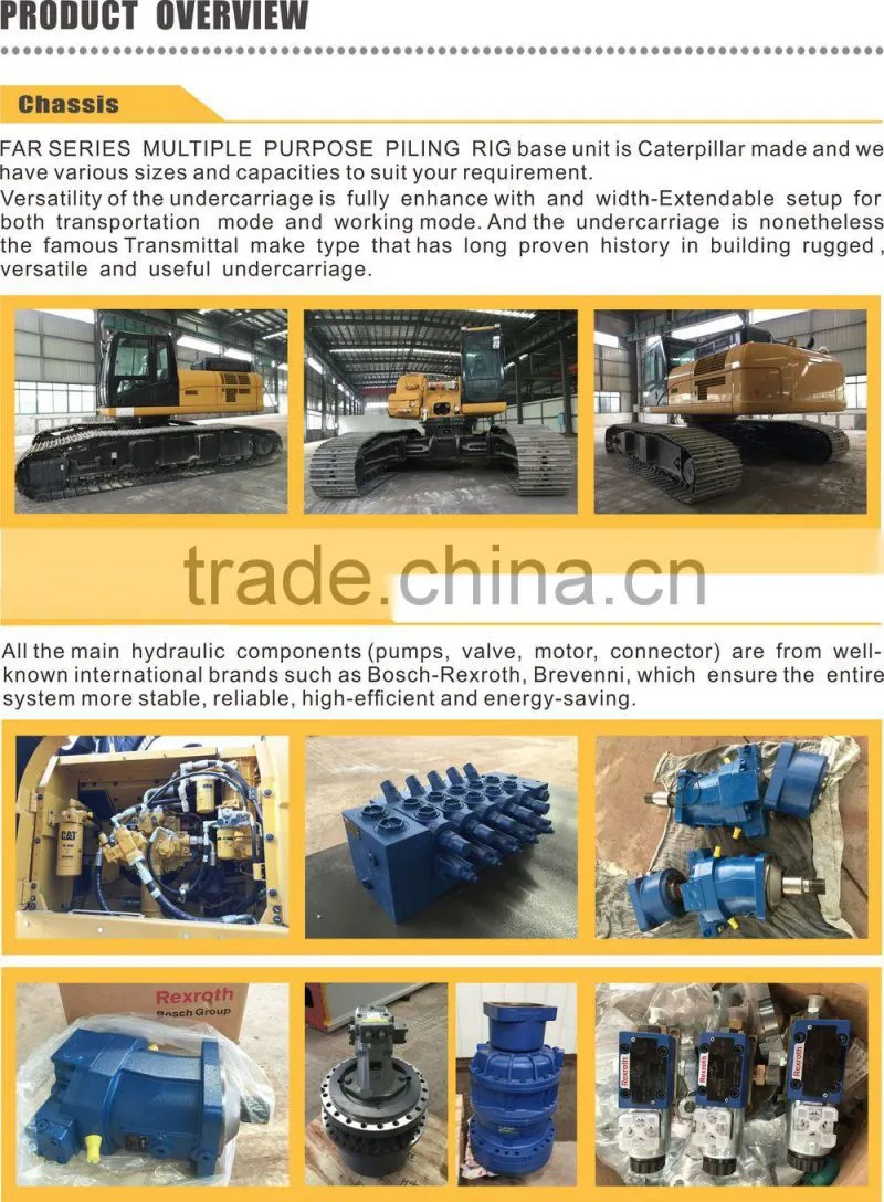 Rotary Drilling rig FAR270 screw spiral